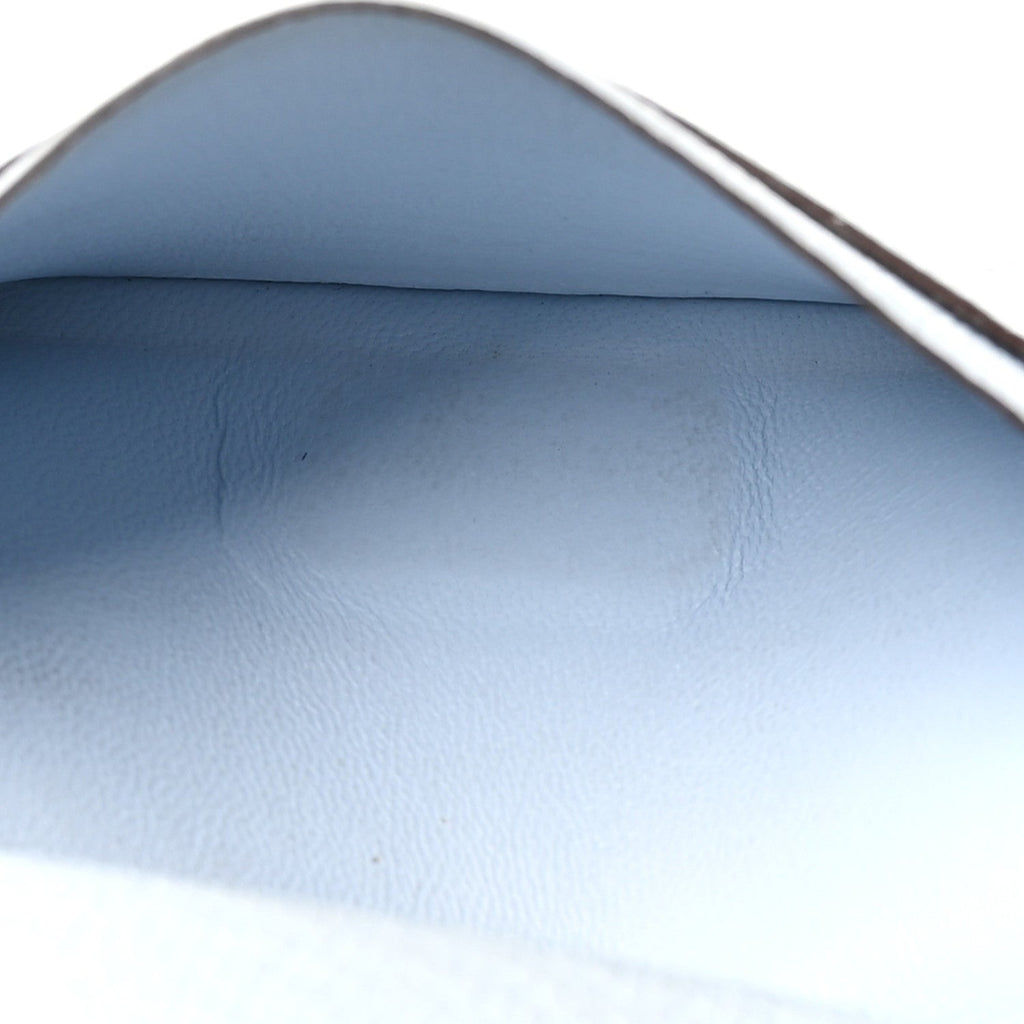 Chevre Mysore Mini Bearn Wallet Bleu Brume