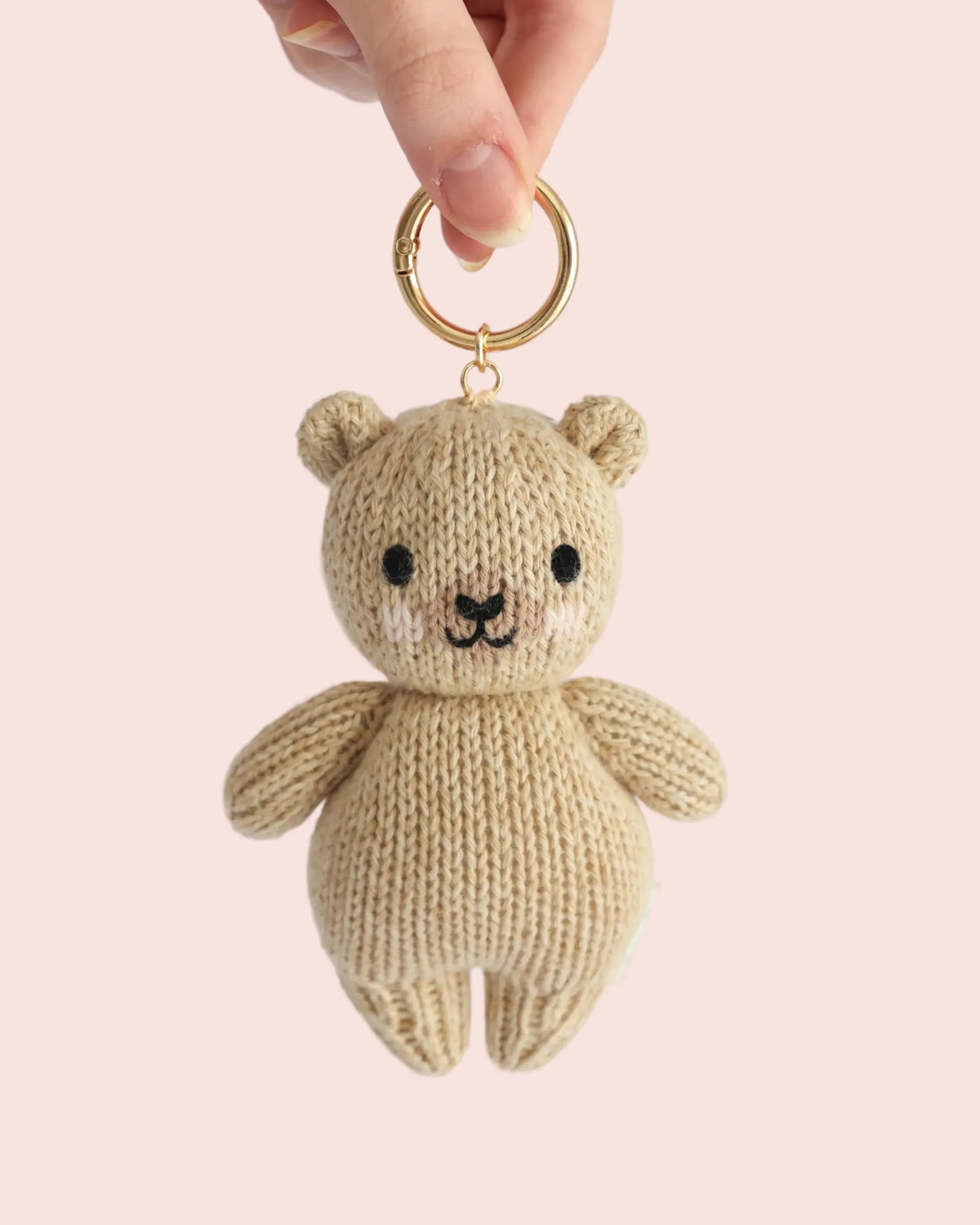Baby honey bear bag charm