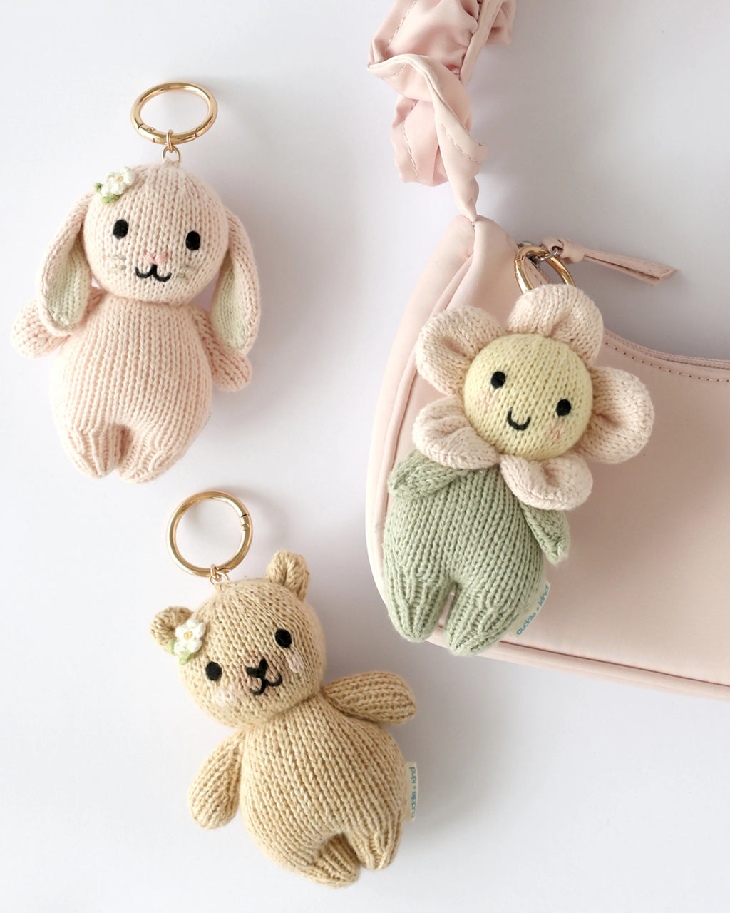 Baby daisy bag charm