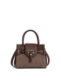 Mini Windsor - Port and Deep Taupe Suede (Stockist Exclusive)