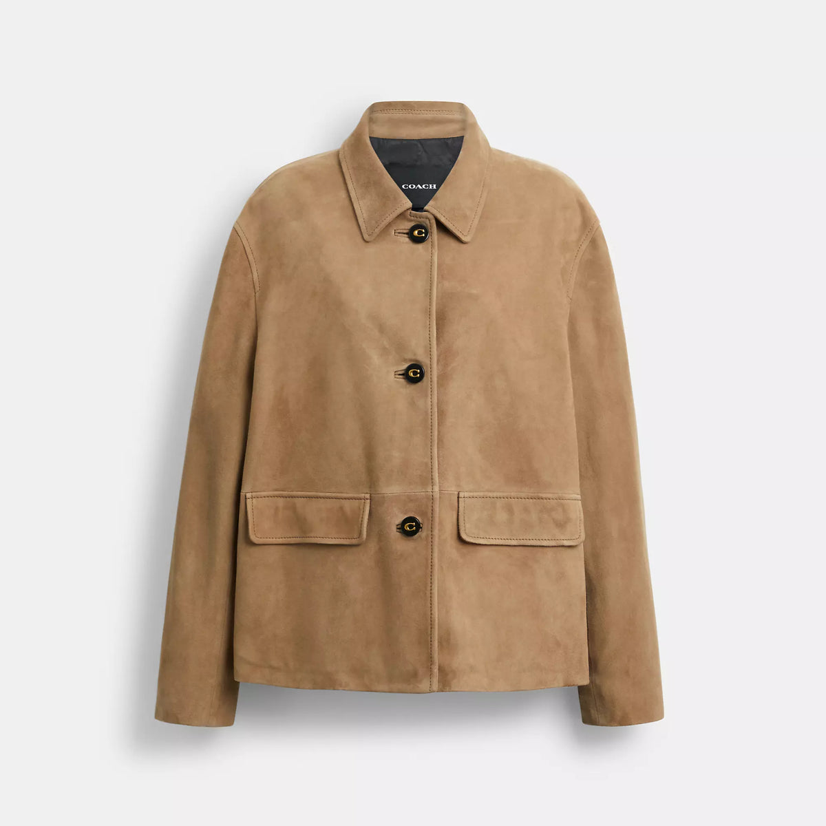 Coach Outlet Suede Coat