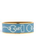 Enamel Printed Inventaire Poetique Pour Un Conte Sellier Wide Bracelet 70 Crepuscule Bleu