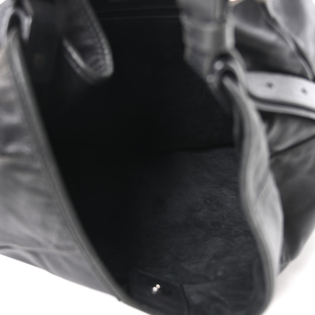 Buffalo Horn Small Mombasa Hobo Black