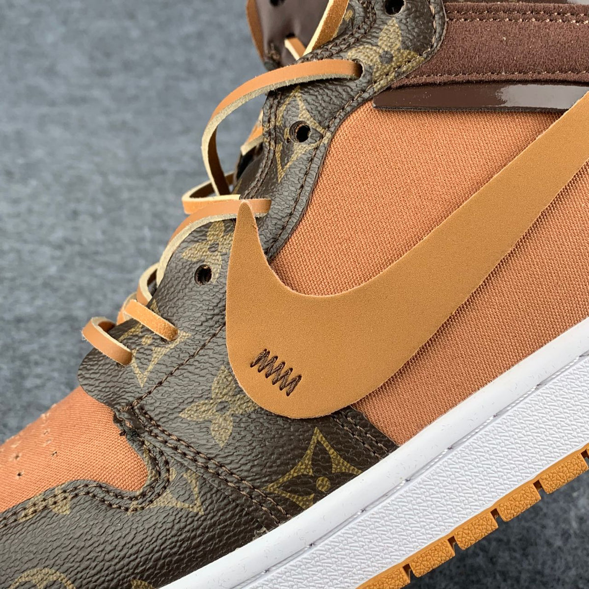 Custom Air Jordan 1 High 'Monogram Flux'
