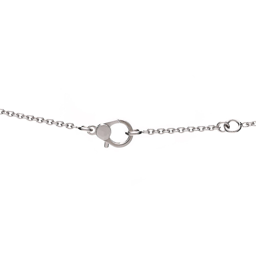 18K White Gold Diamond Finesse Pendant Necklace
