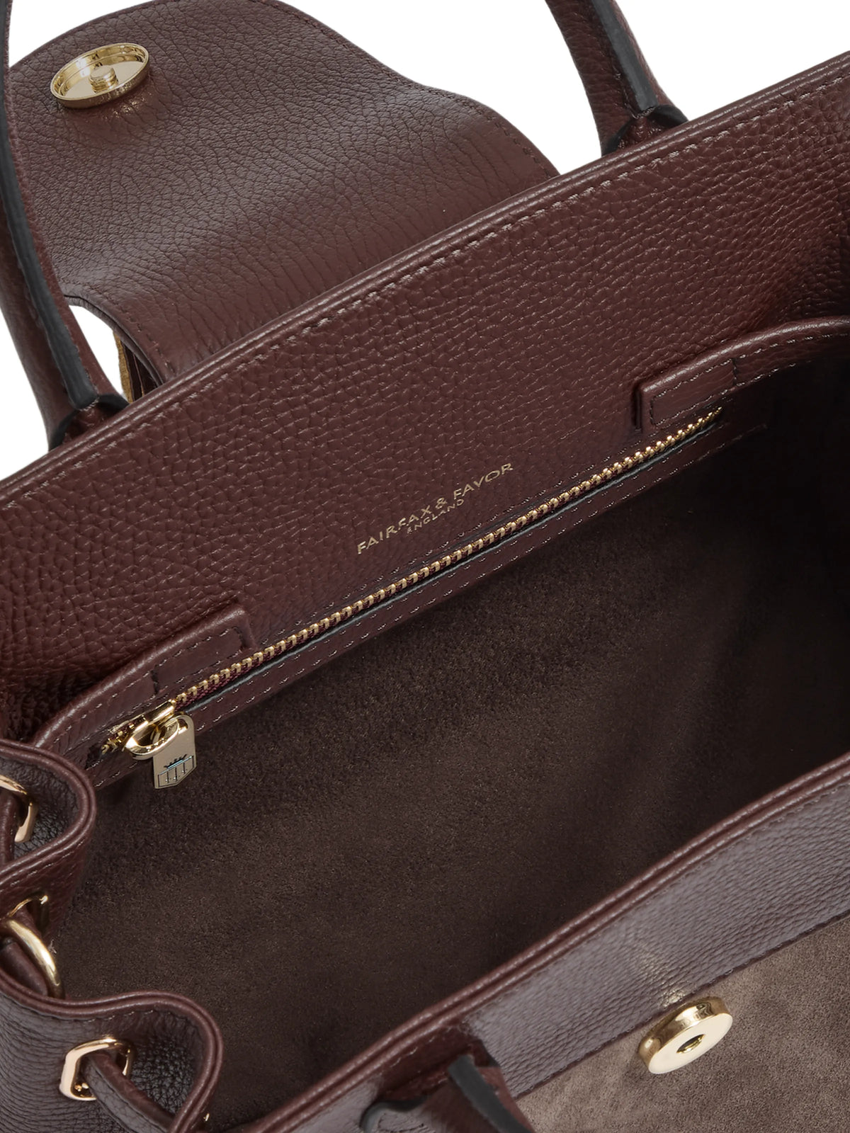 Mini Windsor - Port and Deep Taupe Suede (Stockist Exclusive)