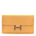 Tadelakt Lizard Constance Long Wallet Sable Cecil