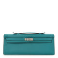 Swift Kelly Cut Clutch Pochette  Vert Verone