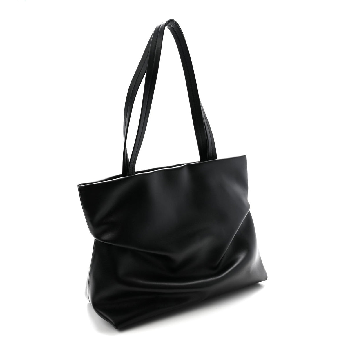 Calfskin Judy East West Tote Black