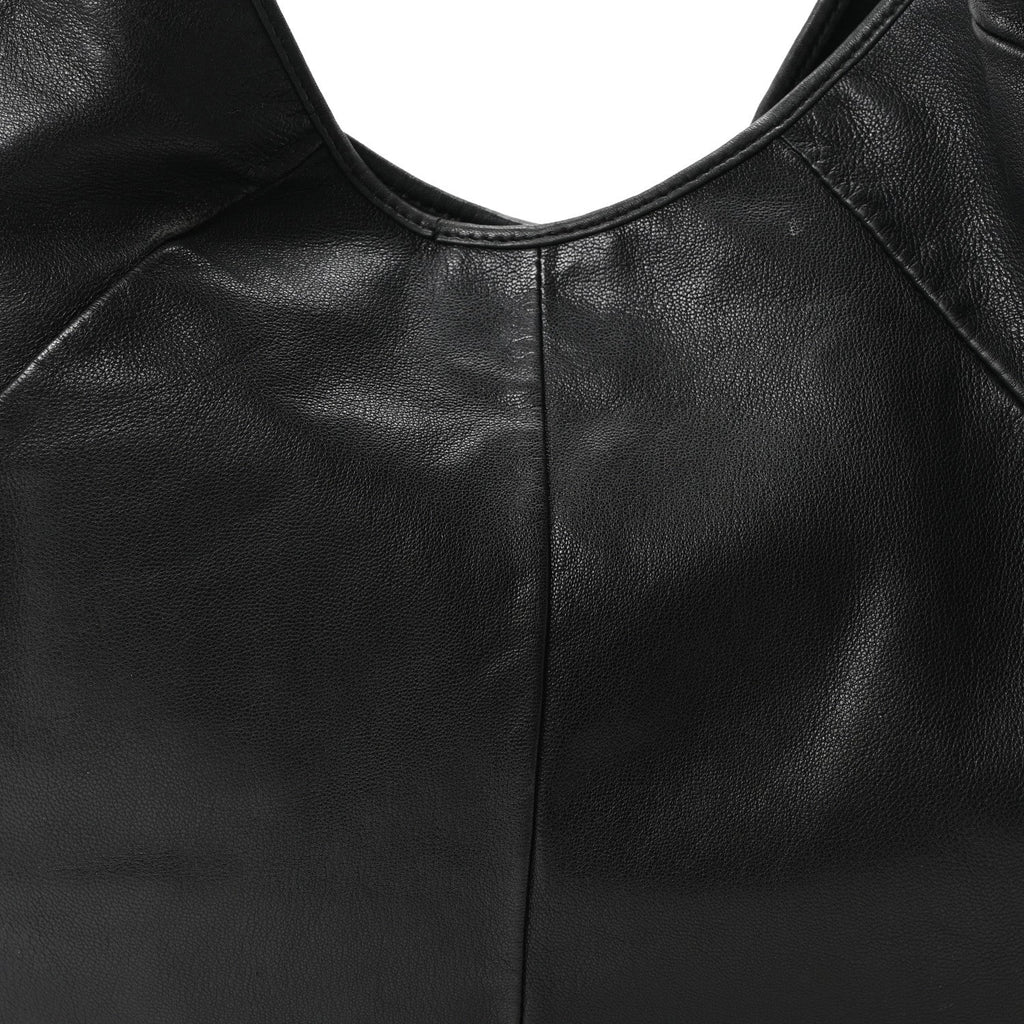 Buffalo Horn Small Mombasa Hobo Black