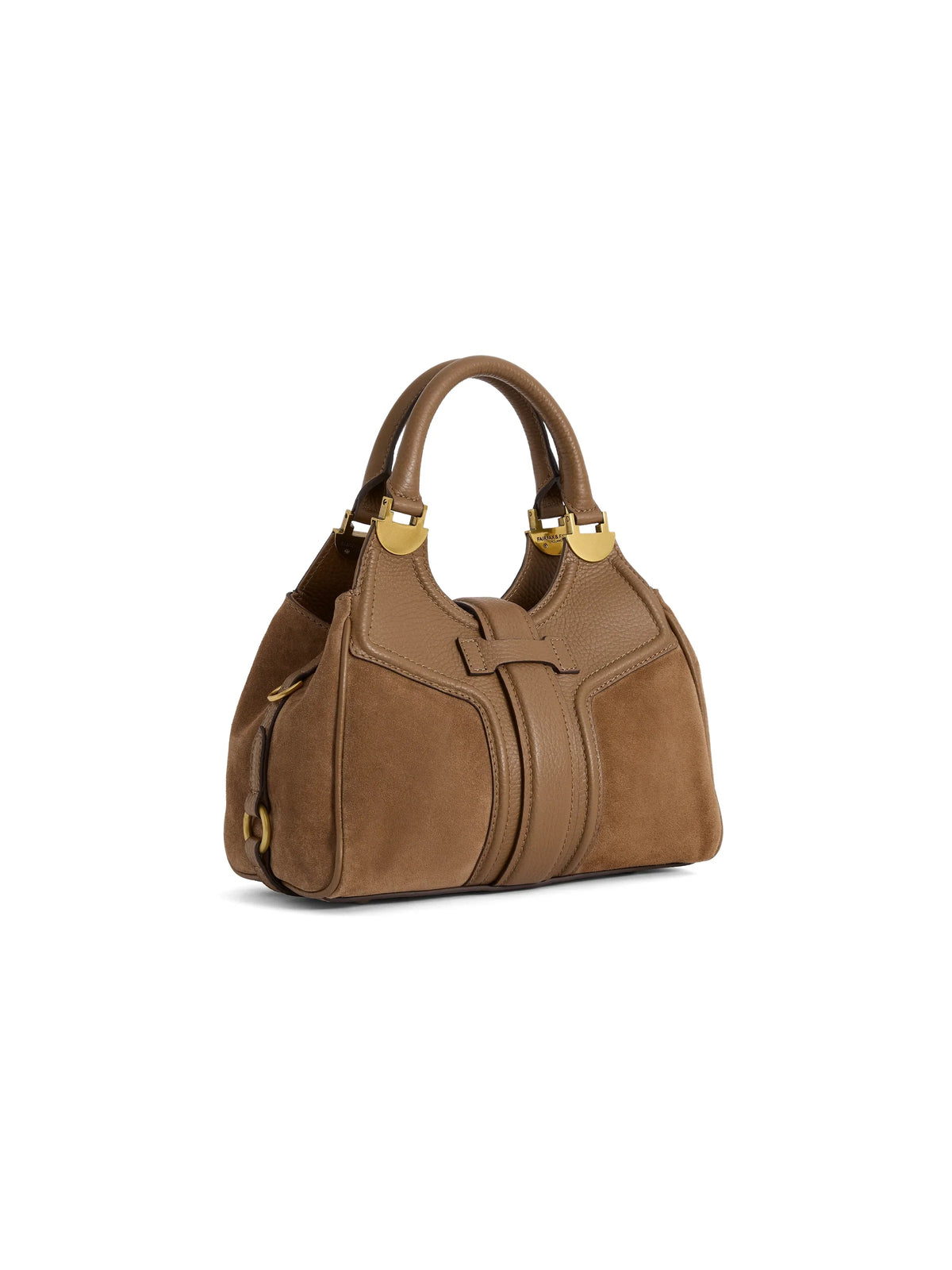 Mini Aviemore Handbag - Tan Suede