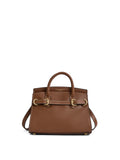 Town & Country - Micro Top Handle Bag - Tan Pebbled Leather