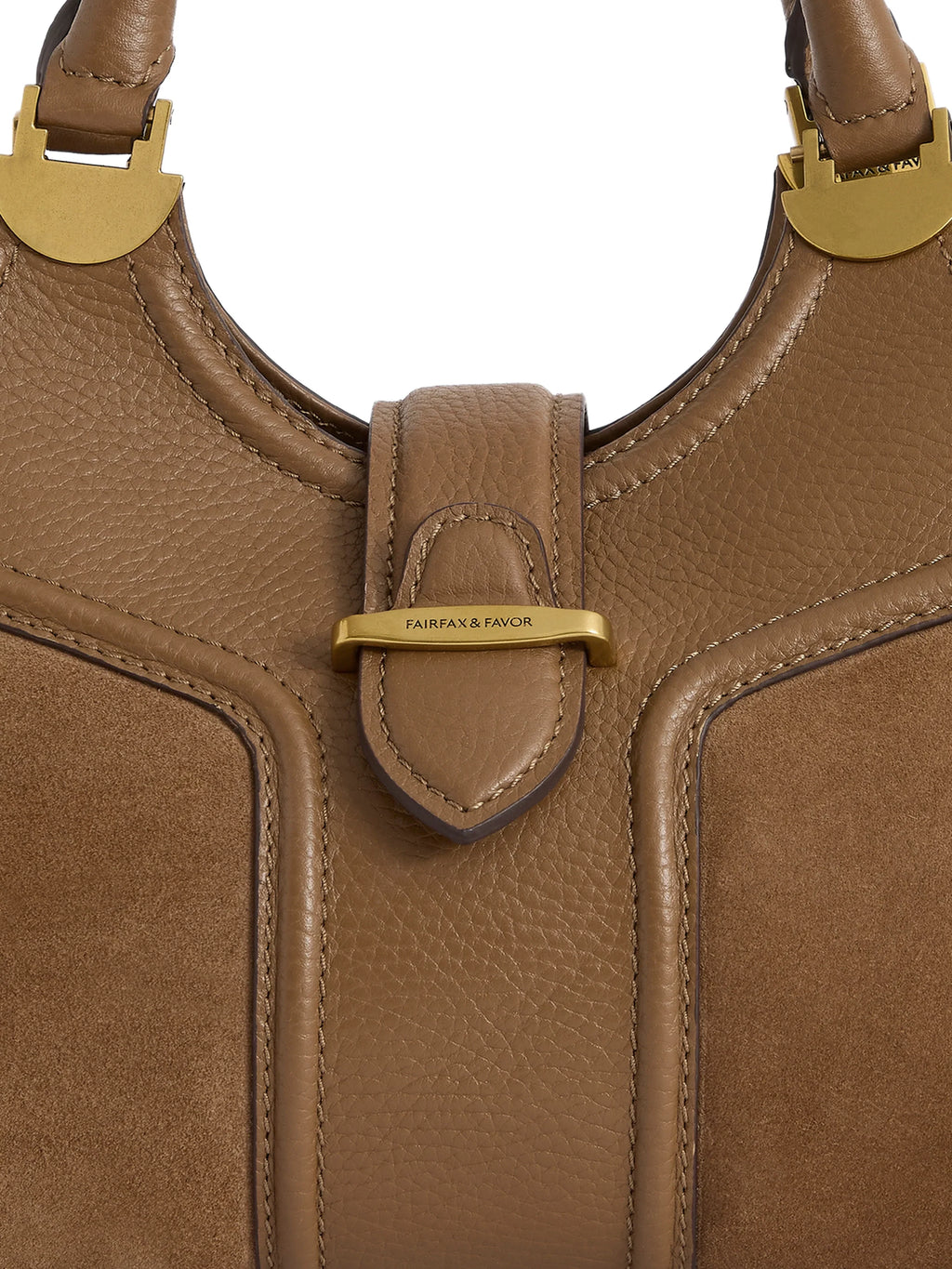 Mini Aviemore Handbag - Tan Suede