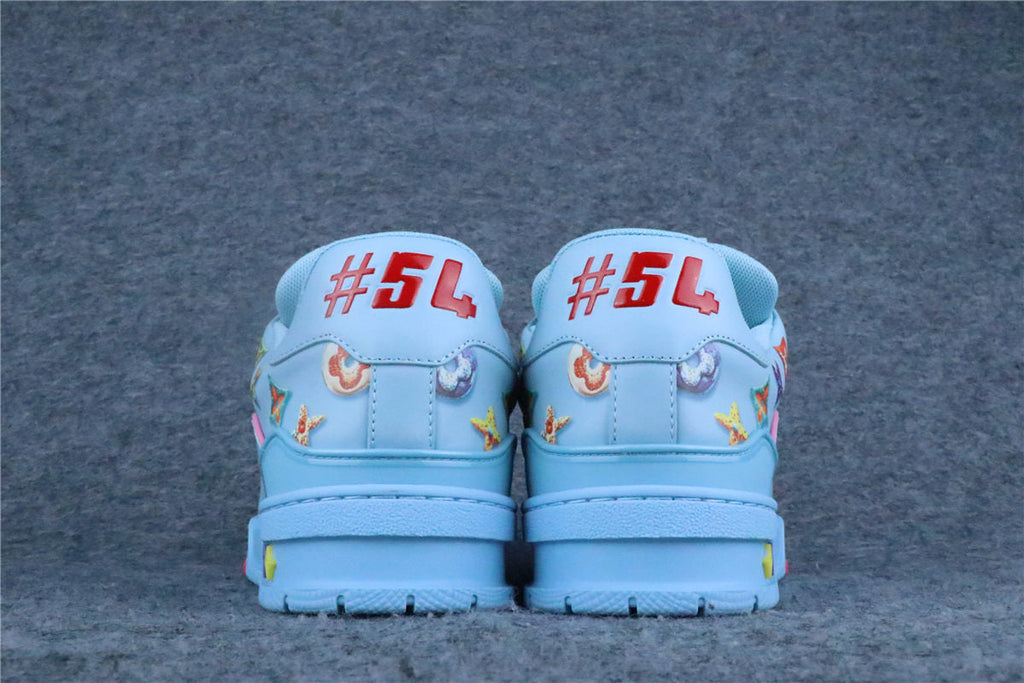 LV Trainer 'Monogram Donuts Blue'