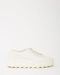 Gucci White Monogram GG Canvas Low-Top Platform Sneakers - 40