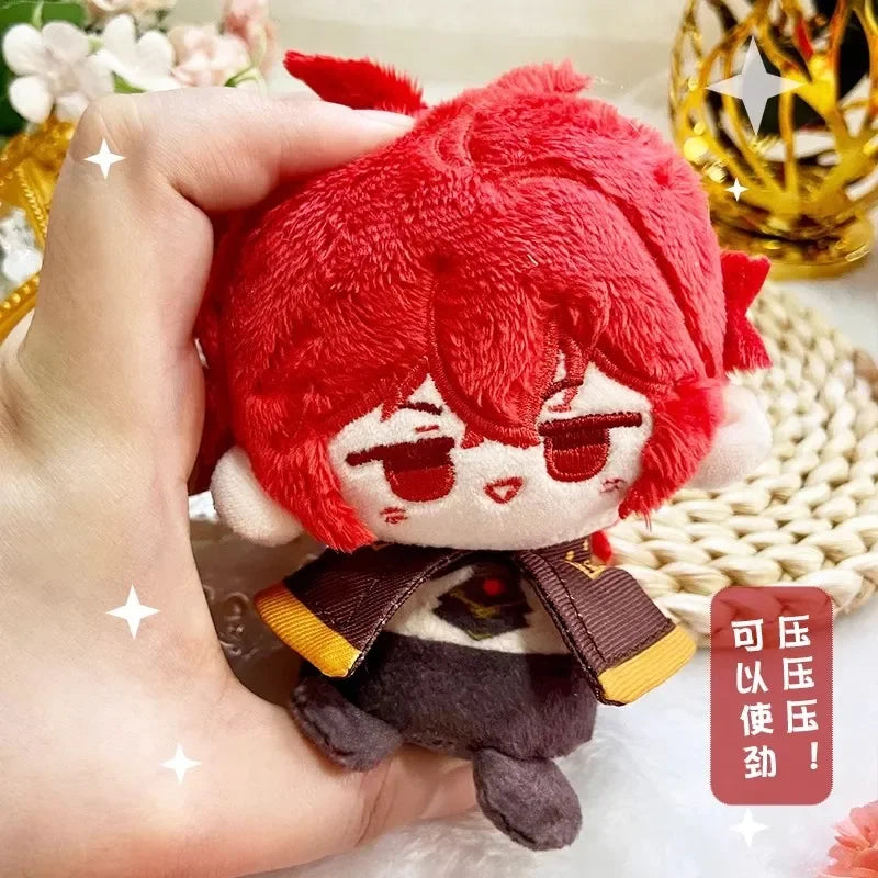 Genshin Impact Durin Varka Flins Plush Toy Stuffed Doll Mini Soft Pendant 12cm Game Cartoon Arlecchino Mualani Kinich Fans Gifts