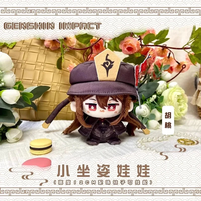 Genshin Impact Durin Varka Flins Plush Toy Stuffed Doll Mini Soft Pendant 12cm Game Cartoon Arlecchino Mualani Kinich Fans Gifts