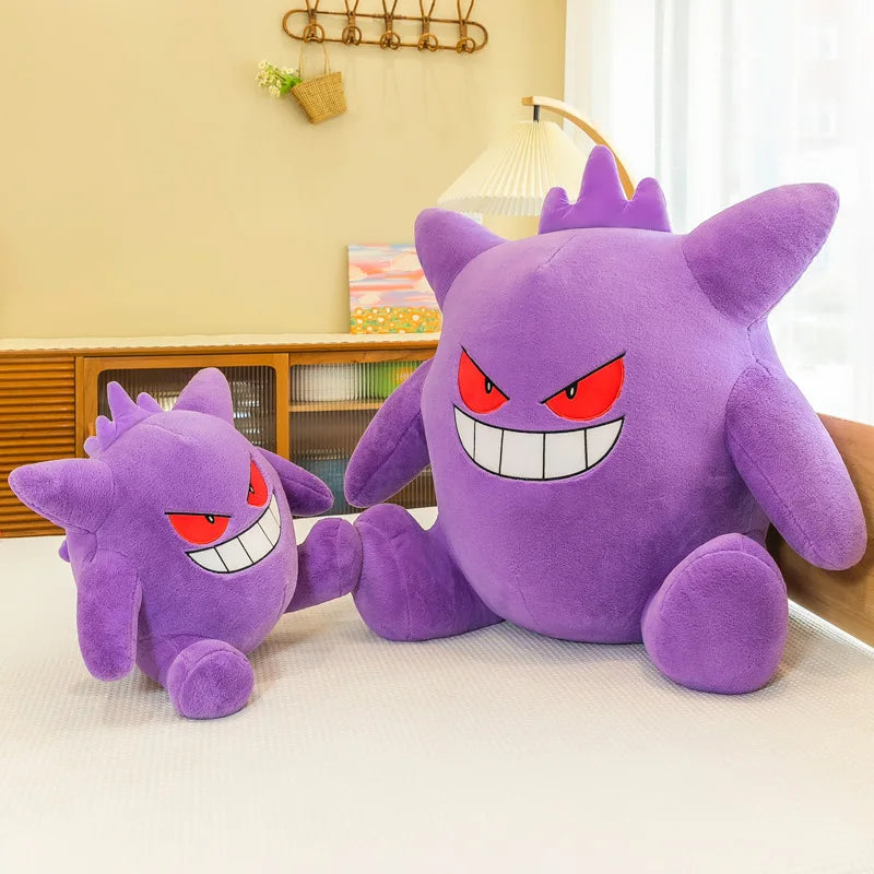 30-65cm Big size Plush Gengar Pokemon Doll Anime Stuffed Toys Cute Cartoon Gengar Pokémon Pillow Holiday Birthday Gifts for Kids