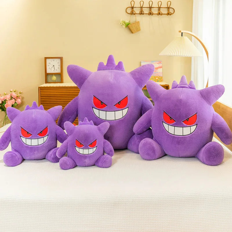 30-65cm Big size Plush Gengar Pokemon Doll Anime Stuffed Toys Cute Cartoon Gengar Pokémon Pillow Holiday Birthday Gifts for Kids