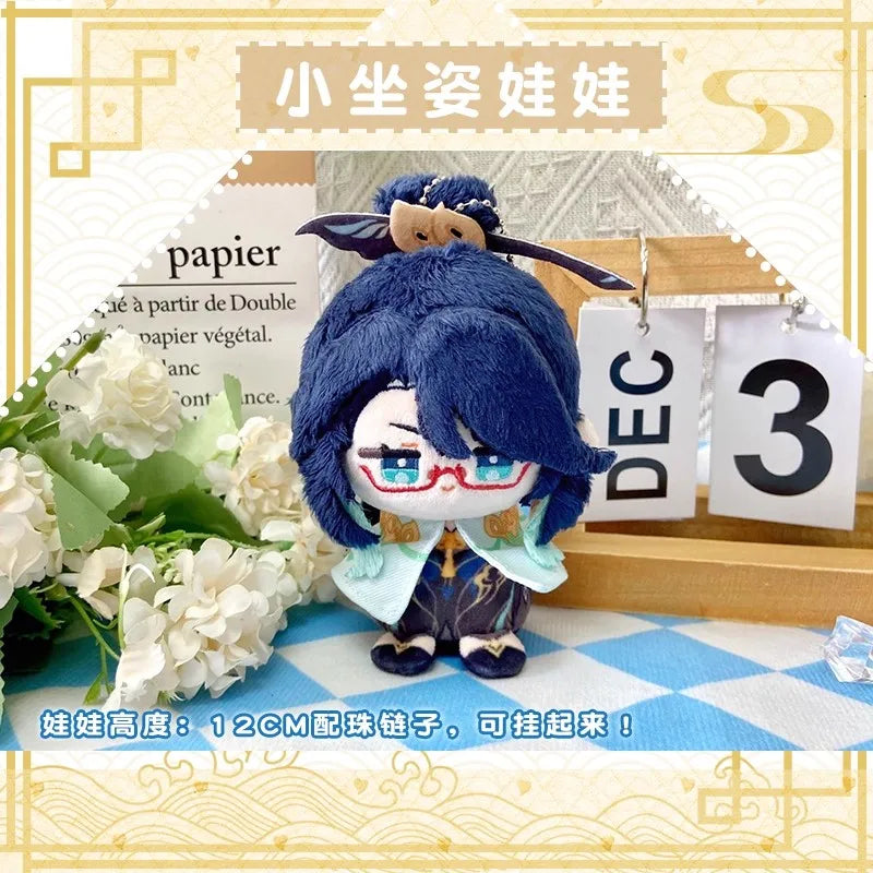 Genshin Impact Durin Varka Flins Plush Toy Stuffed Doll Mini Soft Pendant 12cm Game Cartoon Arlecchino Mualani Kinich Fans Gifts