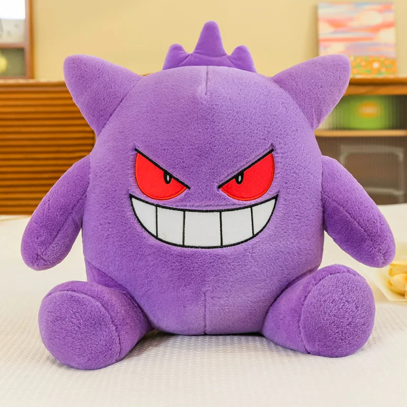 30-65cm Big size Plush Gengar Pokemon Doll Anime Stuffed Toys Cute Cartoon Gengar Pokémon Pillow Holiday Birthday Gifts for Kids