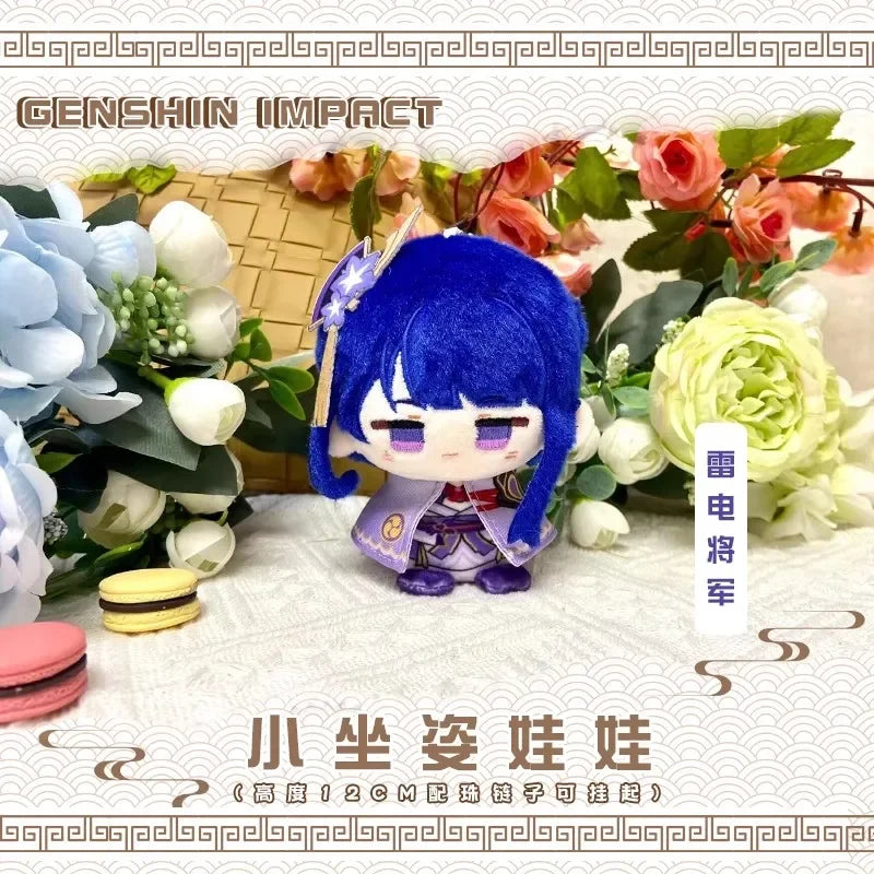 Genshin Impact Durin Varka Flins Plush Toy Stuffed Doll Mini Soft Pendant 12cm Game Cartoon Arlecchino Mualani Kinich Fans Gifts