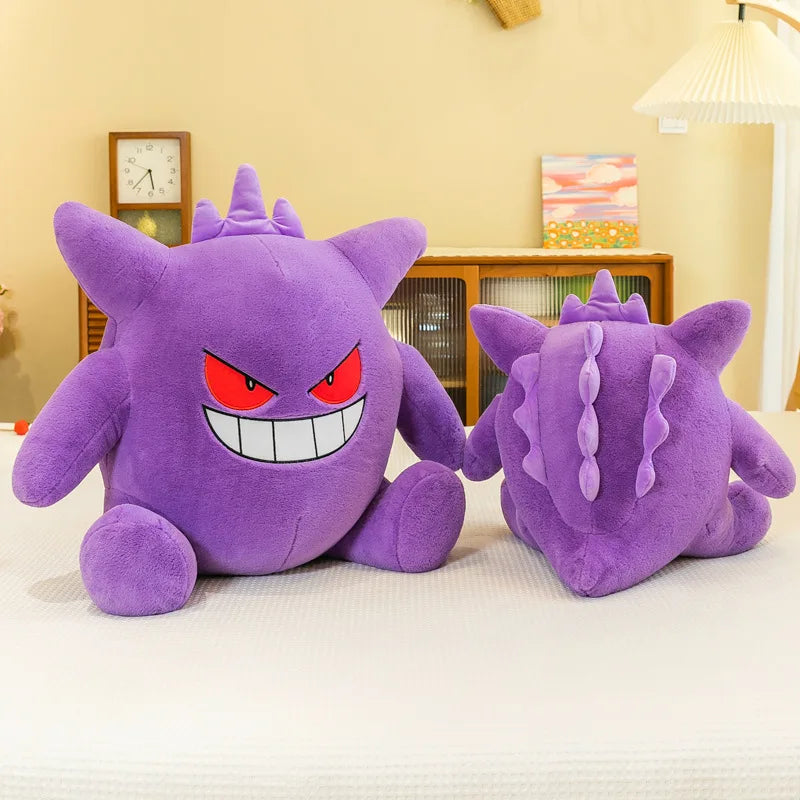 30-65cm Big size Plush Gengar Pokemon Doll Anime Stuffed Toys Cute Cartoon Gengar Pokémon Pillow Holiday Birthday Gifts for Kids