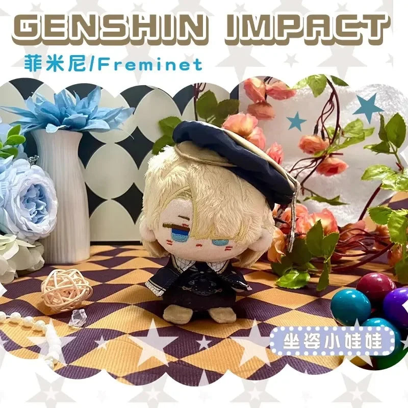Genshin Impact Durin Varka Flins Plush Toy Stuffed Doll Mini Soft Pendant 12cm Game Cartoon Arlecchino Mualani Kinich Fans Gifts