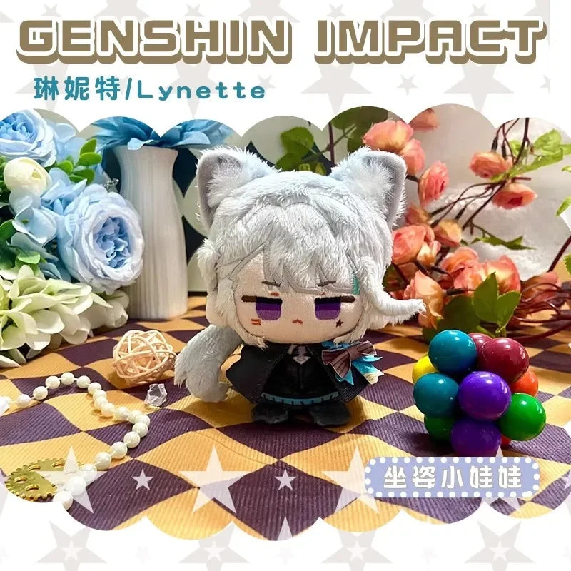 Genshin Impact Durin Varka Flins Plush Toy Stuffed Doll Mini Soft Pendant 12cm Game Cartoon Arlecchino Mualani Kinich Fans Gifts