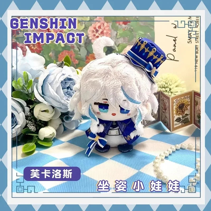 Genshin Impact Durin Varka Flins Plush Toy Stuffed Doll Mini Soft Pendant 12cm Game Cartoon Arlecchino Mualani Kinich Fans Gifts