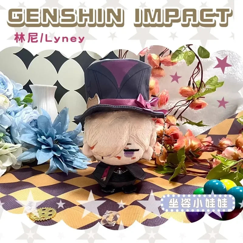 Genshin Impact Durin Varka Flins Plush Toy Stuffed Doll Mini Soft Pendant 12cm Game Cartoon Arlecchino Mualani Kinich Fans Gifts