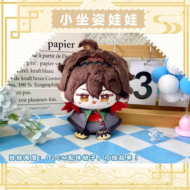 Genshin Impact Durin Varka Flins Plush Toy Stuffed Doll Mini Soft Pendant 12cm Game Cartoon Arlecchino Mualani Kinich Fans Gifts