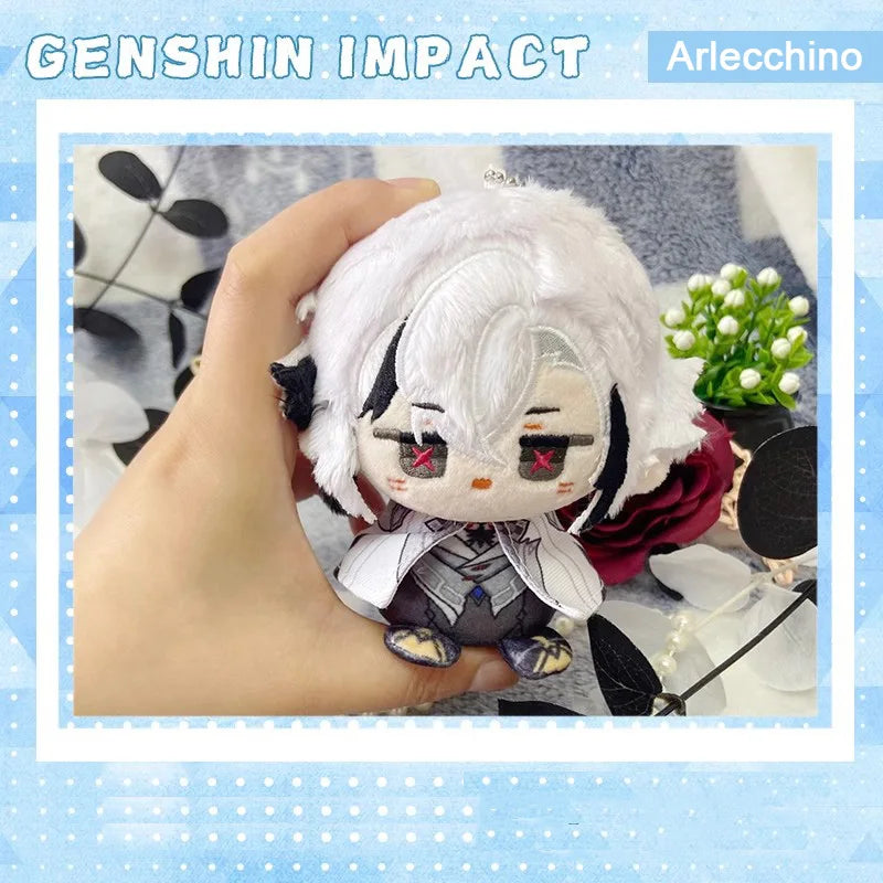 Genshin Impact Durin Varka Flins Plush Toy Stuffed Doll Mini Soft Pendant 12cm Game Cartoon Arlecchino Mualani Kinich Fans Gifts