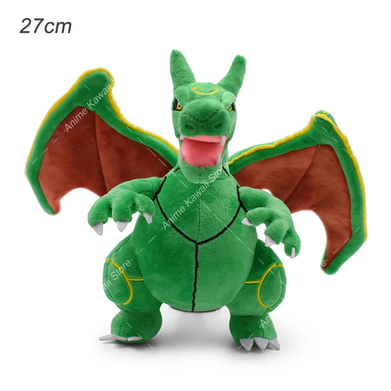 Anime Pokemon Kawaii Shiny Rayquaza Plush Doll Stuffed Figure Toy Quality Stuffed Animals Peluche Great Birthday Gift For Kids