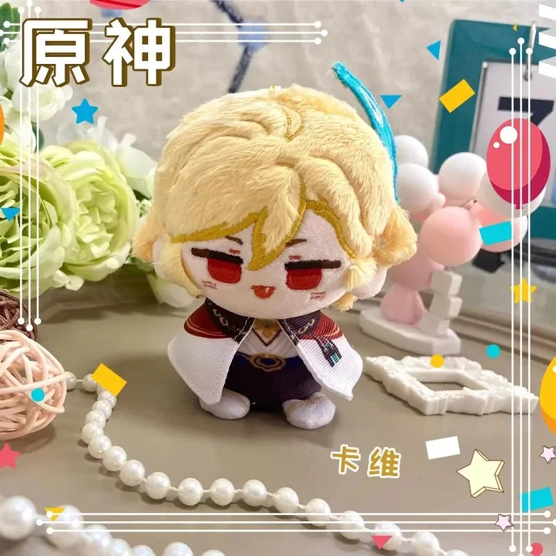Genshin Impact Durin Varka Flins Plush Toy Stuffed Doll Mini Soft Pendant 12cm Game Cartoon Arlecchino Mualani Kinich Fans Gifts