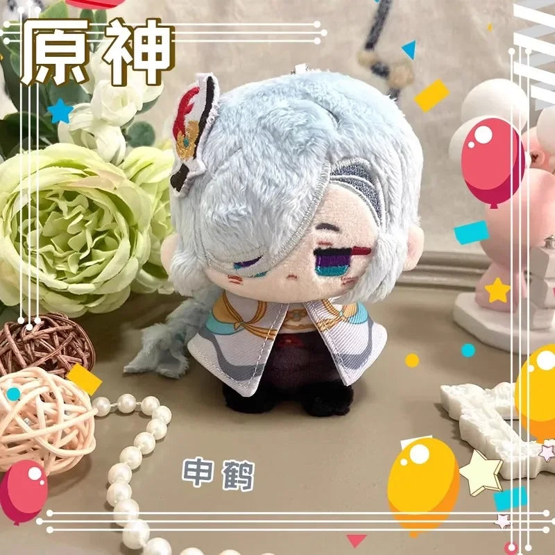 Genshin Impact Durin Varka Flins Plush Toy Stuffed Doll Mini Soft Pendant 12cm Game Cartoon Arlecchino Mualani Kinich Fans Gifts