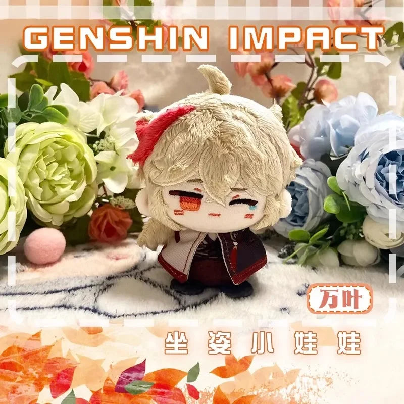 Genshin Impact Durin Varka Flins Plush Toy Stuffed Doll Mini Soft Pendant 12cm Game Cartoon Arlecchino Mualani Kinich Fans Gifts