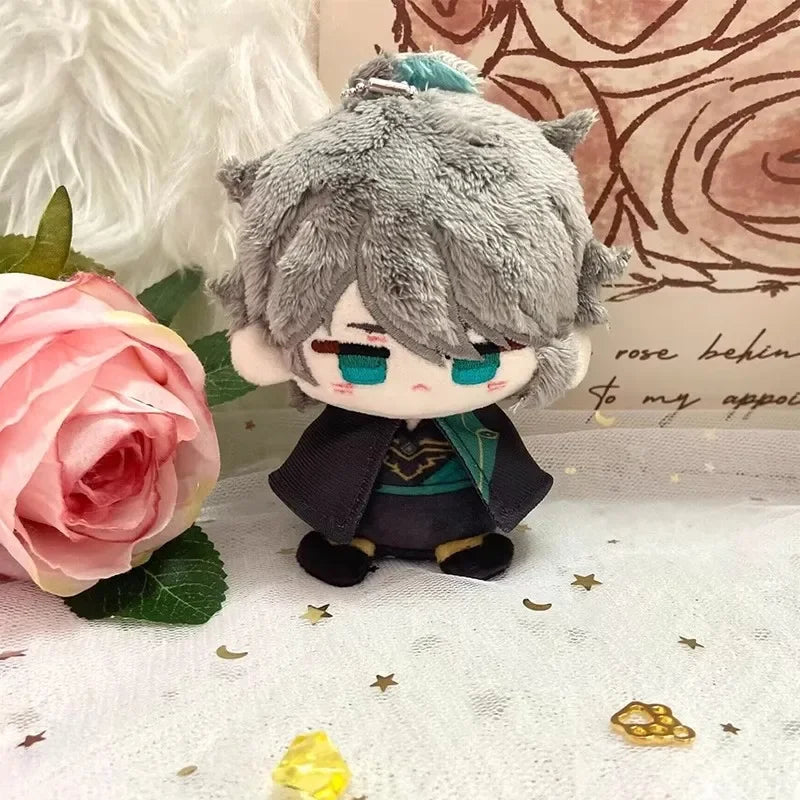 Genshin Impact Durin Varka Flins Plush Toy Stuffed Doll Mini Soft Pendant 12cm Game Cartoon Arlecchino Mualani Kinich Fans Gifts