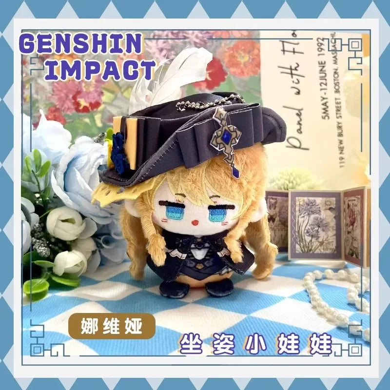 Genshin Impact Durin Varka Flins Plush Toy Stuffed Doll Mini Soft Pendant 12cm Game Cartoon Arlecchino Mualani Kinich Fans Gifts