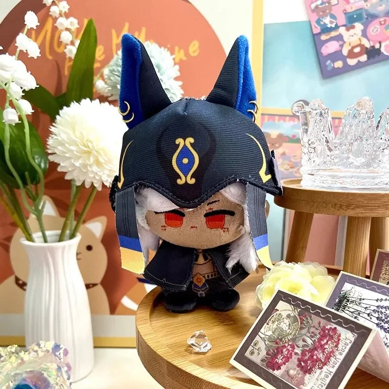 Genshin Impact Durin Varka Flins Plush Toy Stuffed Doll Mini Soft Pendant 12cm Game Cartoon Arlecchino Mualani Kinich Fans Gifts