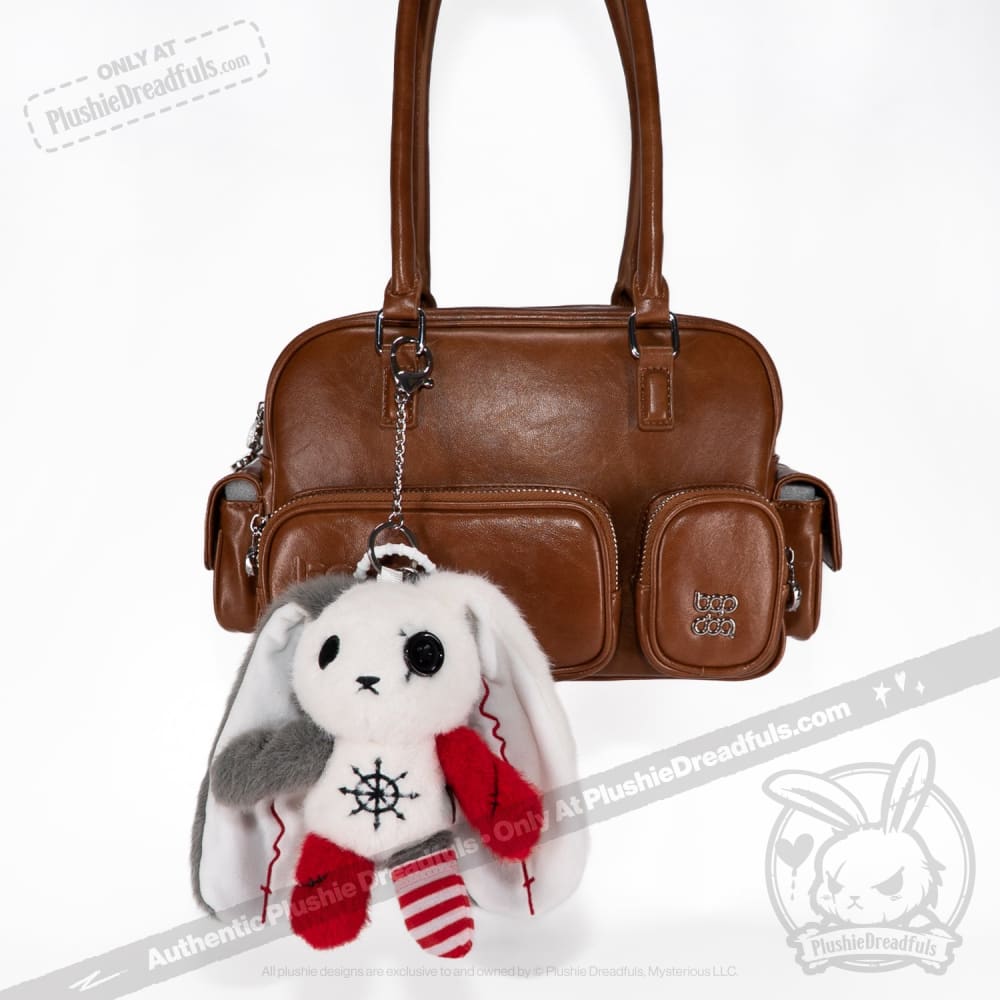 ADHD Rabbit Plush Keychain Accessory