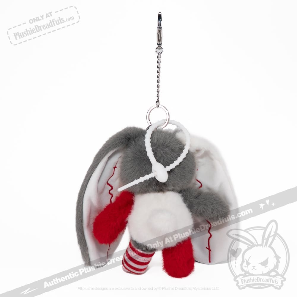 ADHD Rabbit Plush Keychain Accessory