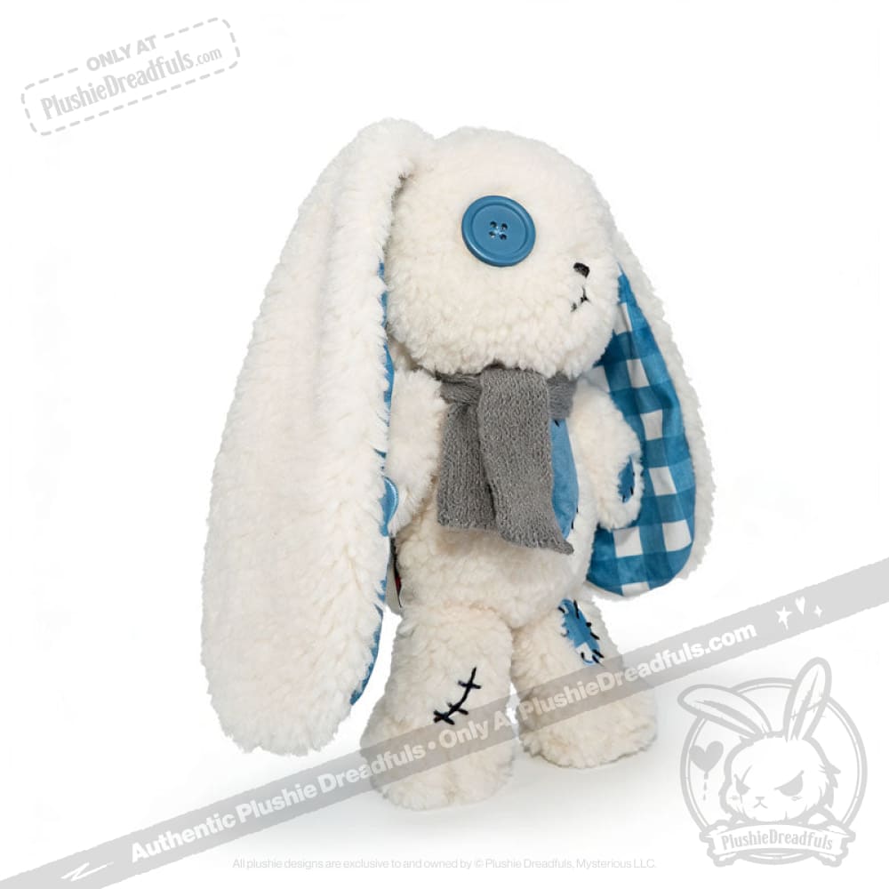 Blue Plaid Love Rabbit - Plush Stuffed Animal