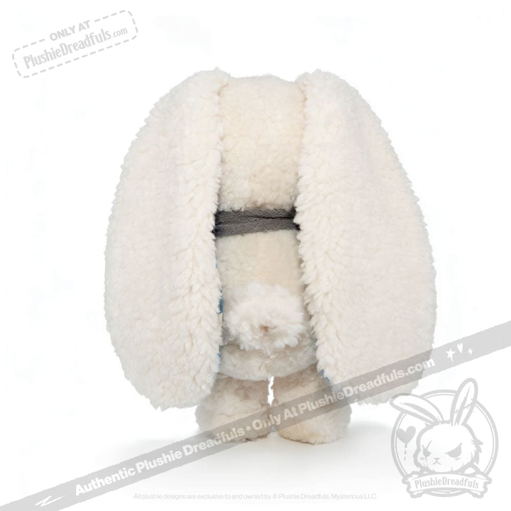 Blue Plaid Love Rabbit - Plush Stuffed Animal