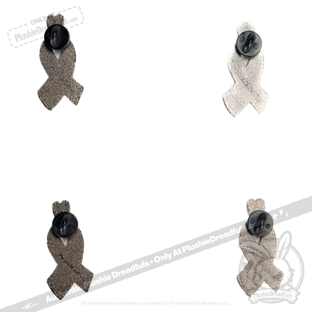 Bunny Awareness Ribbon Enamel Pin