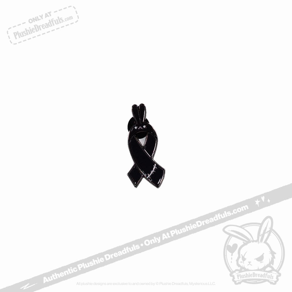 Bunny Awareness Ribbon Enamel Pin