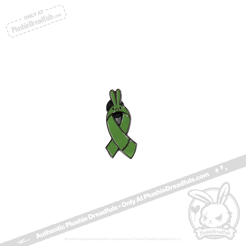 Bunny Awareness Ribbon Enamel Pin