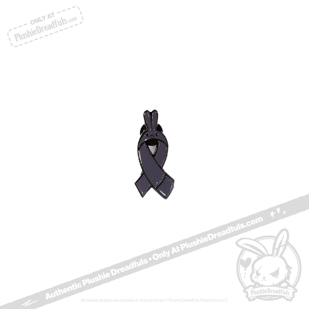 Bunny Awareness Ribbon Enamel Pin