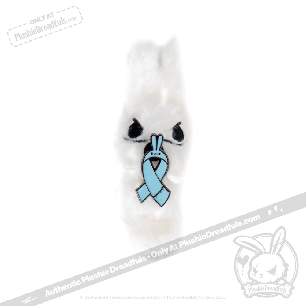 Bunny Awareness Ribbon Enamel Pin