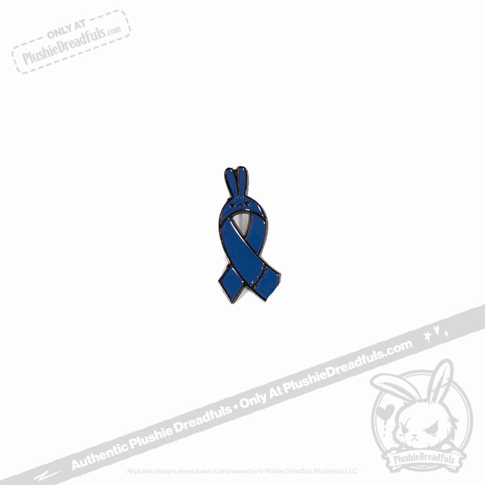 Bunny Awareness Ribbon Enamel Pin